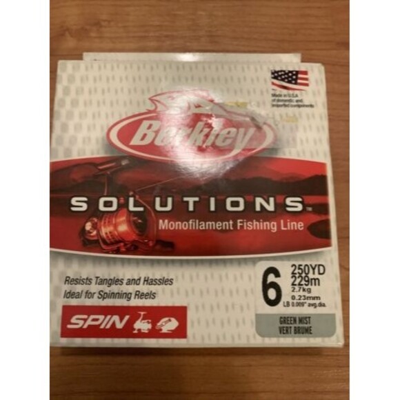 Berkley Solutions Mono-Filament Fishing Line Green Mist 250 Yards - Picture 4 of 12